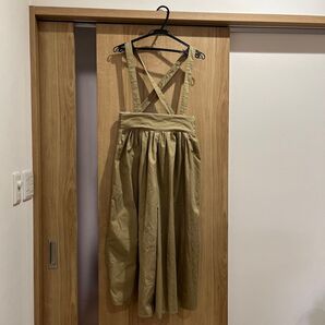 BLACK NUMBER サスペンダー ハイウエストワイドパンツ