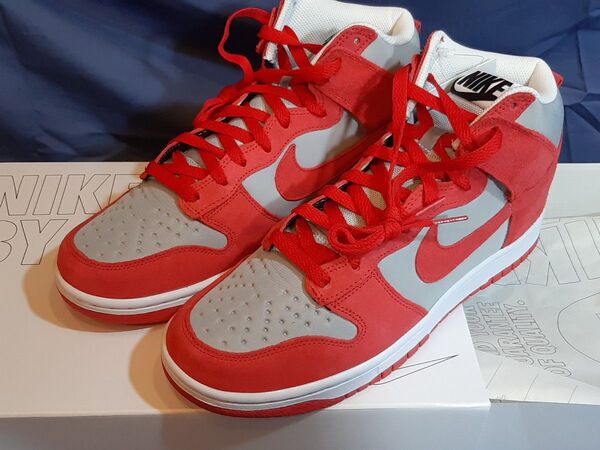 NIKE BY YOU DUNK HI UNLVネバダカレッジカラースエードカスタム 28cm ⑦
