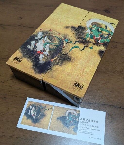 【最終価格】風神雷神図屏風 デザイン缶