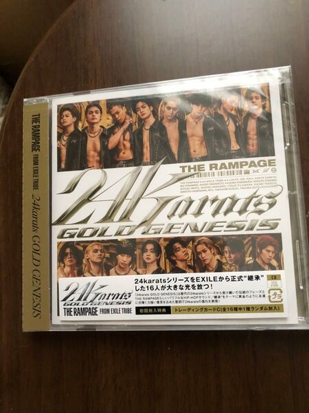 THE RAMPAGE from EXILE TRIBE CD 24karats GOLD GENESIS