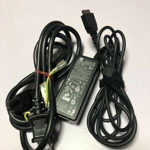 HP 30W AC アダプター HSTNN-DA21 19V-1.58A中古動品 番号SHA203