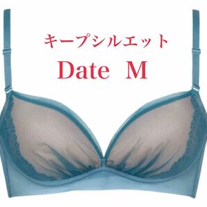 ワコール wing ノンワイヤーブラ シンクロブラ キープシルエットブラ Date Mサイズ