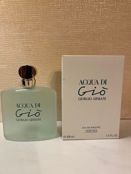 ジョルジオアルマーニ AQUA DI GIO eau de toilette 100ml 新品未使用