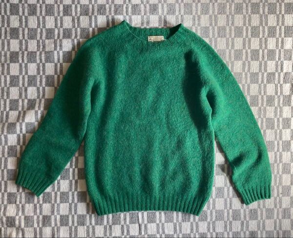 美品 INVERALLAN インバーアラン シェットランドセーター 36 英国製