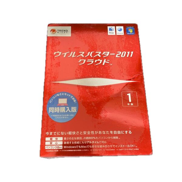 新品未開封 トレンドマイクロ ウイルスバスタークラウド ウイルスバスター 1年版