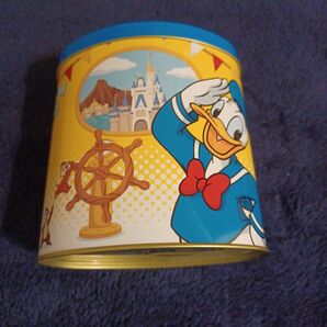 東京ディズニー チョコレートクランチ ドナルドダック デザイン缶 空き缶