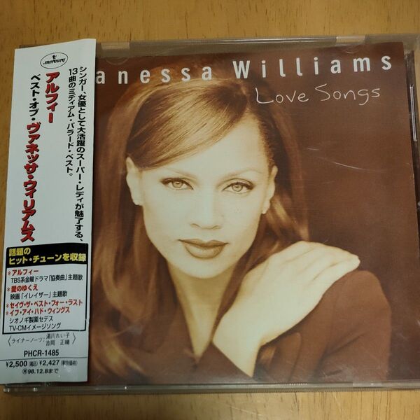 VANESSA WILLIAMS/LOVE SONGS:ベスト オブ ヴァネッサ ウィリアムス :CD帯付き見本盤