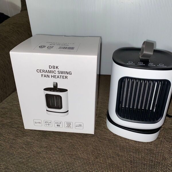 DBK セラミック スイングファンヒーター DCW600(ホワイト)