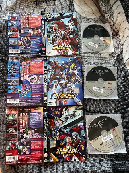 スーパーロボット大戦 ORIGINAL GENERATION THE ANIMATION 1,2,3 まとめ レンタル落ち DVD