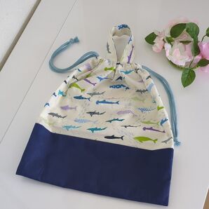 体操着袋,お着替え袋【巾着】 ハンドメイド