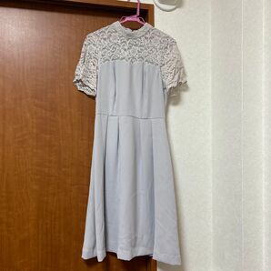 結婚式 ワンピース 半袖 パーティドレス