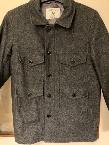 AIGLE 中綿ウールジャケット グレー サイズS