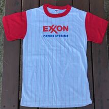 アメリカ 古着 ビンテージ Tシャツ 70's 80's MADE IN USA オイル ガソリン アメ車 ハーレー 車 バイク 企業物 デッドストック NOS EXXON_画像1