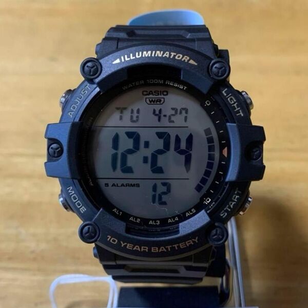 カシオ CASIO スタンダード メンズ デジタル 腕時計 AE-1500WHX-1A ブラック
