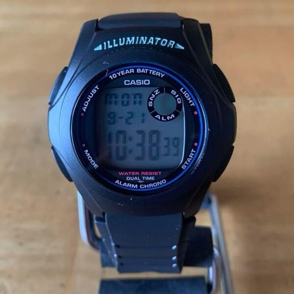 カシオ CASIO スタンダード デジタル メンズ デュアルタイム 腕時計 F-200W-1A