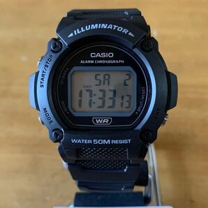 カシオ CASIO スタンダード デジタル メンズ 腕時計 W-219H-1A ブラック