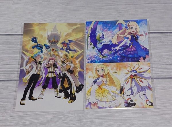 ポケモンマスターズ EX 5.5周年 フェア 特典 絵はがき ポストカード ポケモン リーリエ シロナ ダイゴ ワタル 2枚セット
