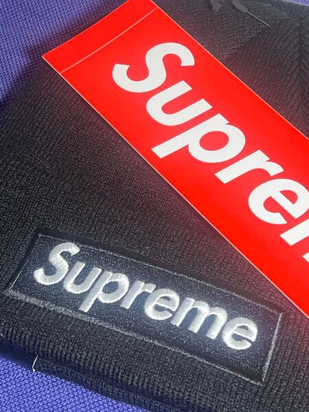 supreme ボックスロゴビーニーBK 正規品 新品未使用 タグ付