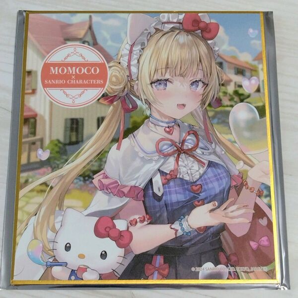 ももこ×サンリオキャラクターズ コラボイラスト ミニ色紙 ハローキティ 未使用新品