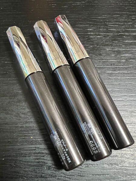 未使用品 カネボウ コフレドール 3DワイドラッシュマスカラEX BKー101 3本セット