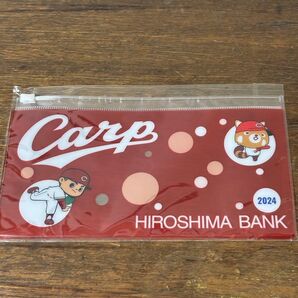 カープ 広島銀行 ミニスライドポーチ Carp 非売品 未使用