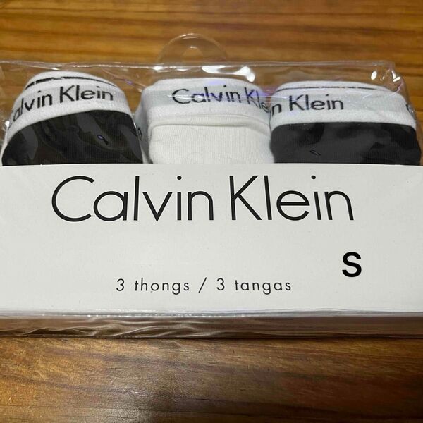 Calvin Klein Tバック 3枚セット【S】ショーツカルバンクライン
