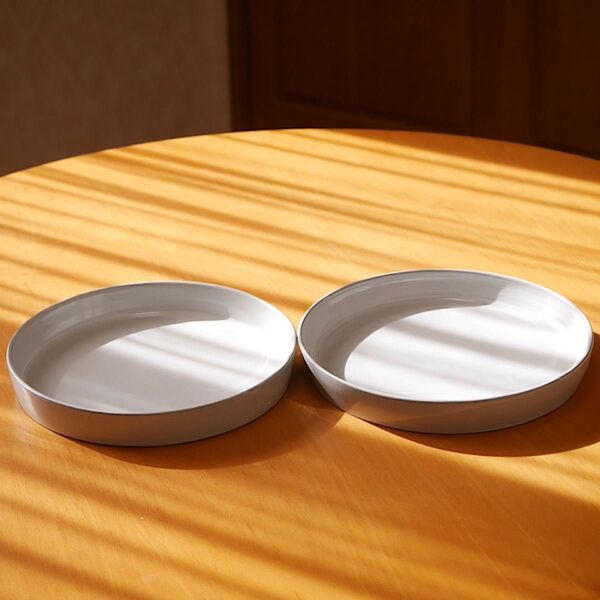 皿 プレート パスタ カレー 2個 グレー おしゃれ 食器 陶器