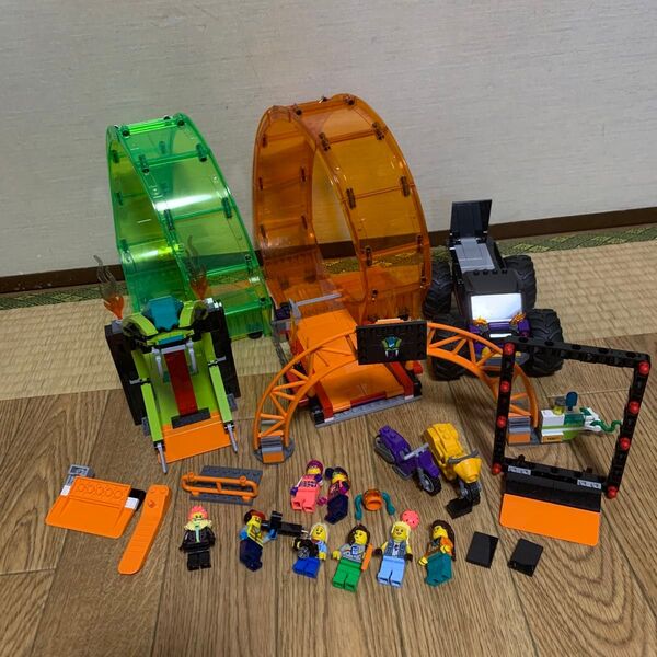 LEGO レゴ シティ ダブルループスタントアリーナ 60339 現状品