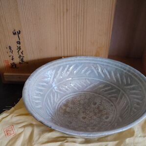 割引中 5000→ 卯の花窯 清女造 茶碗 未使用 美品 共箱付 骨董品