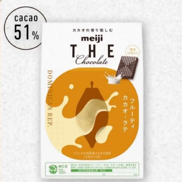 明治 ザ・チョコレート フルーティカカオラテ 42g(12枚)×4箱