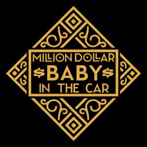 ★ Baby in car ★ ベビーインカー M$B ステッカー