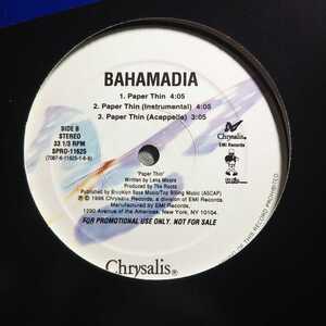 BAHAMADIA / PAPER THIN / BIGGEST PART OF ME /MC LYTE/THE ROOTS/90'S HIP HOP/ブーンバップ 