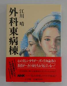 江川晴「外科東病棟」 発行☆小学舘 単行本で帯付き☆全221ページ～医療現場の本～