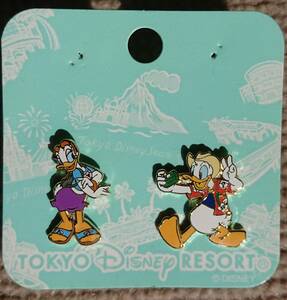 ☆ディズニー☆　ドナルドダック＆デイジーダックピンバッジ　ＴＤＲ♪