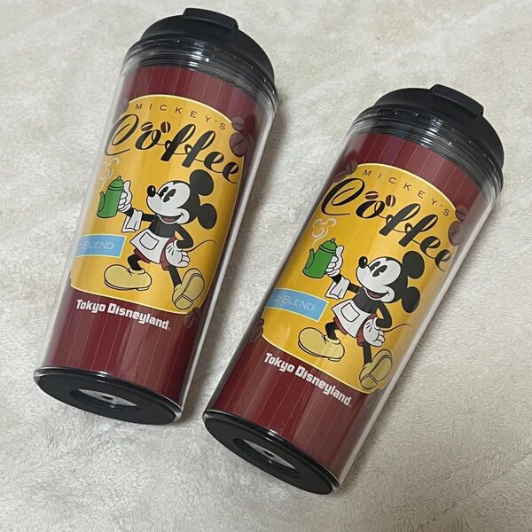 東京ディズニーランド ミッキー コーヒー タンブラー 水筒 2個セット