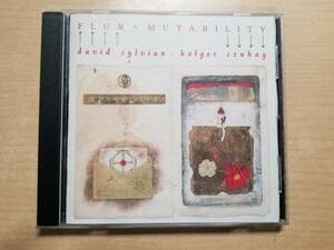 [国内版最古？]David Sylvian / Holger Czukay「FLUX＋MUTABILITY 」ＣＤ■1989年