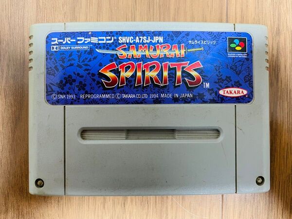 スーパーファミコンソフト サムライスピリッツ SHVC-A7SJ-JPN