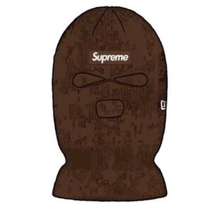2024FW Supreme NewEra Box Logo Balaclava バラクラバ ブラウン