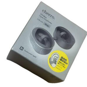 cheero Wireless Open Earphones オープンイヤー フルワイヤレスイヤホン CHE-643 (Gray)