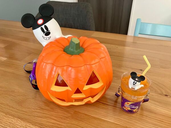 Disney ディズニー ハロウィン ポップコーンバケット スナックケース セット