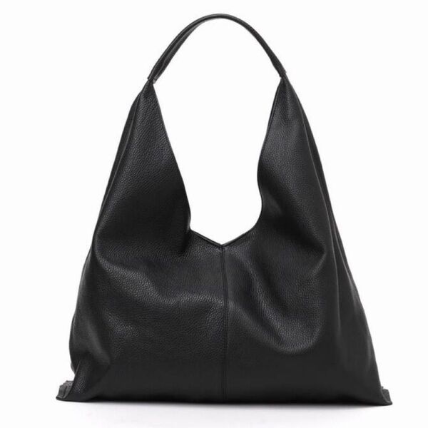 【新品・未使用】AULENTTI オウレンティ レザーショルダーバッグ ブラック【完売品】
