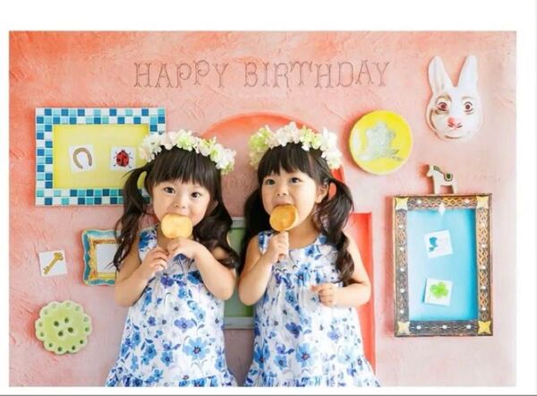 グラこころ おうち写真館 nostalgia apricot セルフフォト 誕生日 壁紙 女の子 記念日 撮影
