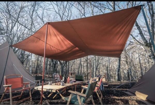 新品「焚き火タープ」TENT-factory