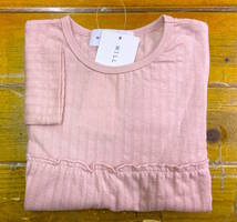 ★即決★新品タグ付 ウィルメリー WILL MERY 女児 子供★パターンメッシュ 切り替え 長袖Tシャツ★120cm（7-8才目安）￥2090_画像3