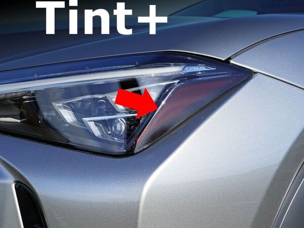 Tint+再利用できる ヘッドライト スモークフィルム(アイラインタイプ) レクサスUX200/UX250h/UX300h