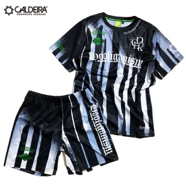 定価13860円 セットアップcaldeira ドリッピングストライプ