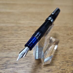 【ワンチャー】デトロイト スターリングナイト 青銀スケルトン 21金ペン新品 ボディはセーラー プロギア透明軸