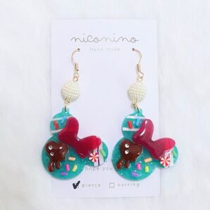 ハンドメイド ピアス スイーツ プリンセス
