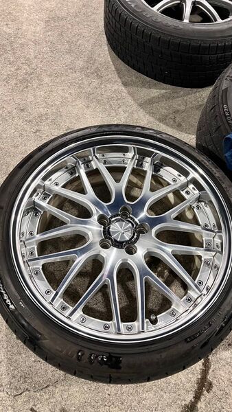 WORK ホイール LANVEC(ランベック) LM1 20in 8J+38 PCD114.3 ブリヂストン Playza 4本