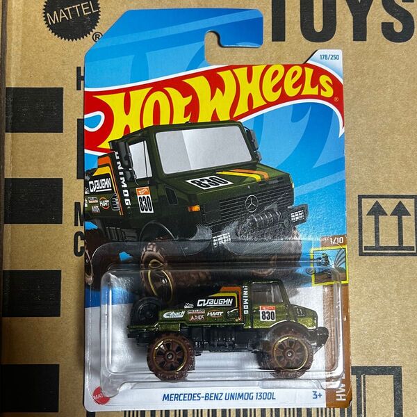 ホットウィール MERCEDES-BENZ UNIMOG 1300L
